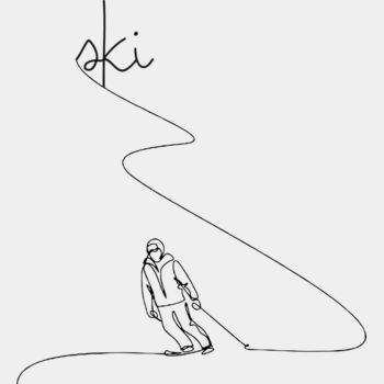 Ski Minimalistic Thumbnail