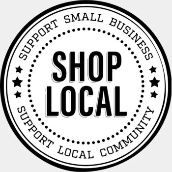 Shop Local Circle Patch (1050) Thumbnail