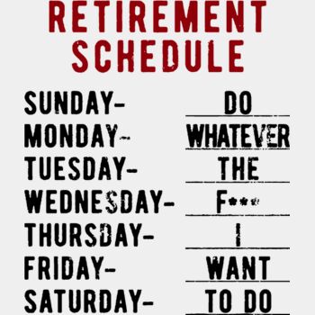 Retirement Schedule Thumbnail