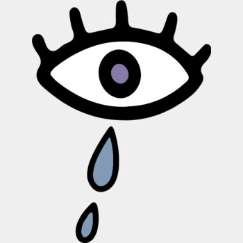 Classic Crying Eye Doodle Thumbnail