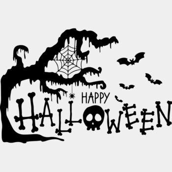 Scary Tree with Spider Web Thumbnail