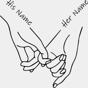 His-Her Hand with Name Thumbnail