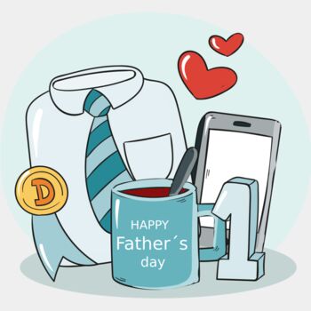 happy fathers day vector Thumbnail