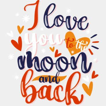 i love you to the moon back Thumbnail