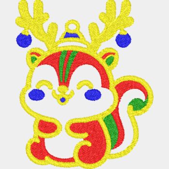 Cute Reindeer Chipmunk Thumbnail